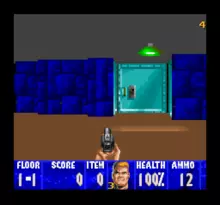 Image n° 7 - screenshots  : Wolfenstein 3D (Beta)